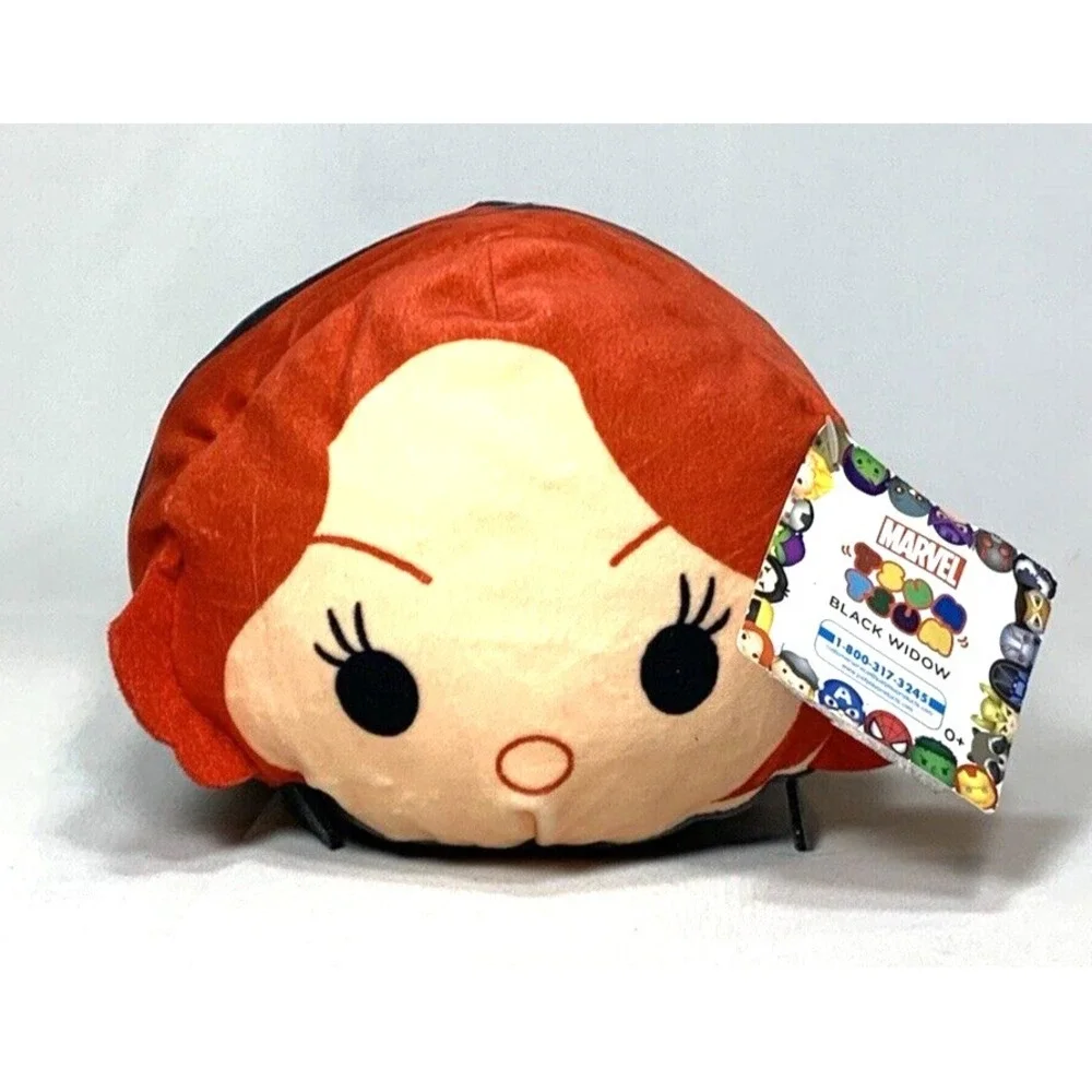 NEW Marvel Tsum Tsum Black‎ Widow Squish Plush Toy w/TAGs 8